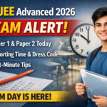 JEE Advanced 2026 Exam Today – Paper 1 & 2 Timings, Admit Card, Dress Code & Last-Minute Tips