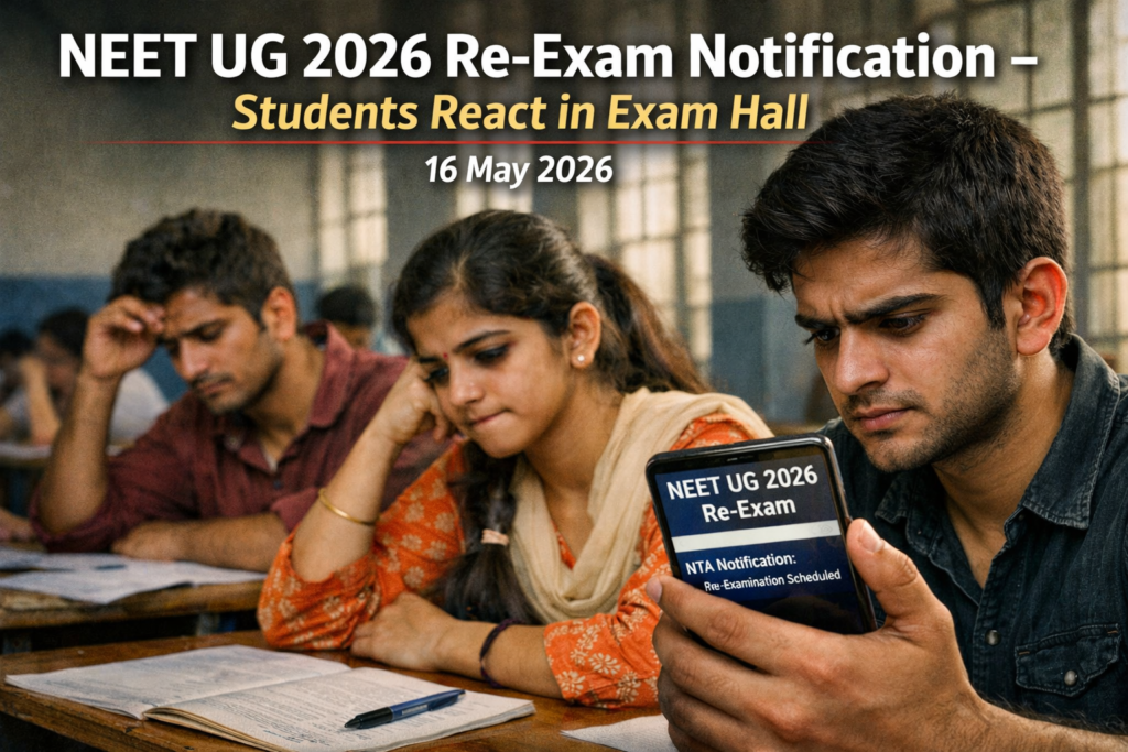 NEET UG 2026 re-exam date June 21 admit card download city choice window open till May 21