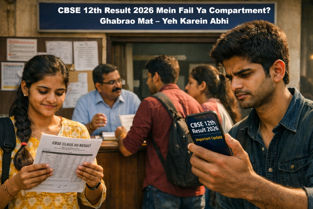 CBSE 12th Result 2026 Mein Fail Ya Compartment? Ghabrao Mat – Yeh Karein Abhi